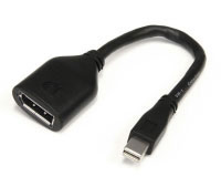 Startech.com Adaptador de Cable de Video Mini DisplayPort a DisplayPort de 6 pulgadas - M/H (MDP2DPMF6IN)